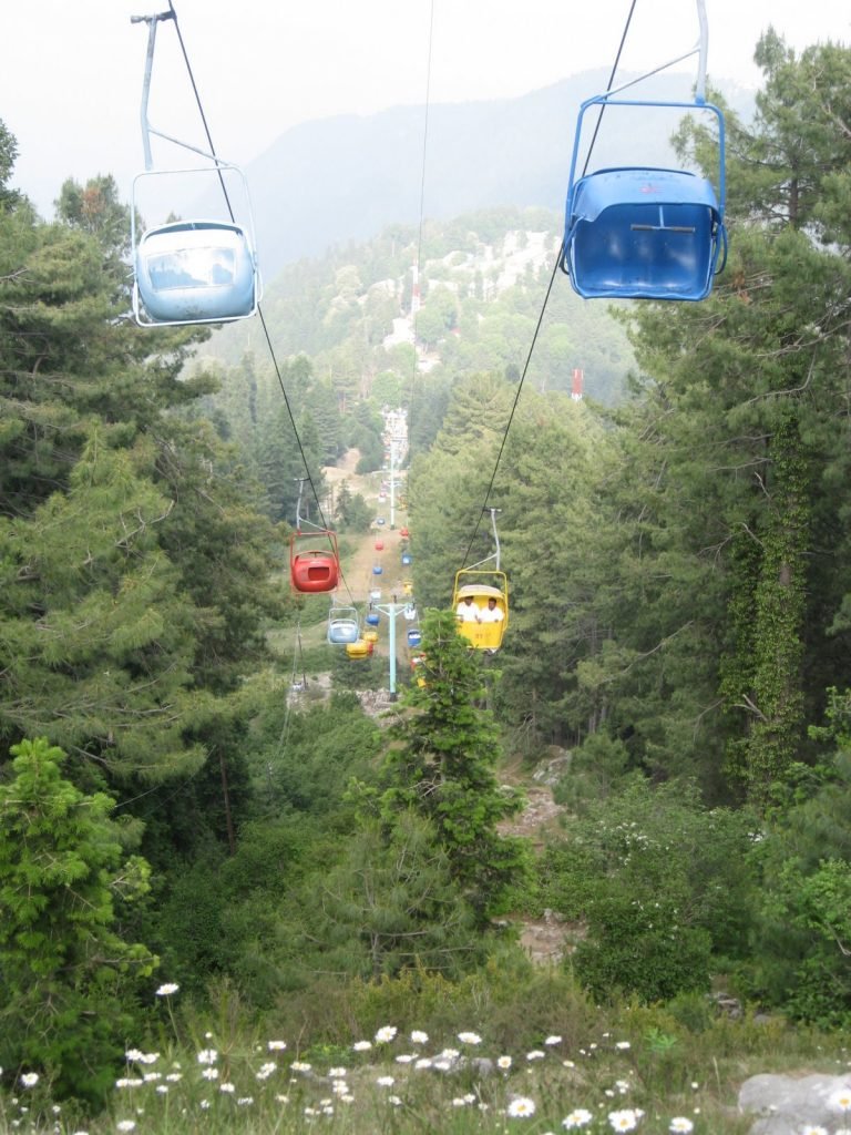 chairlift in ayubia in galiyat