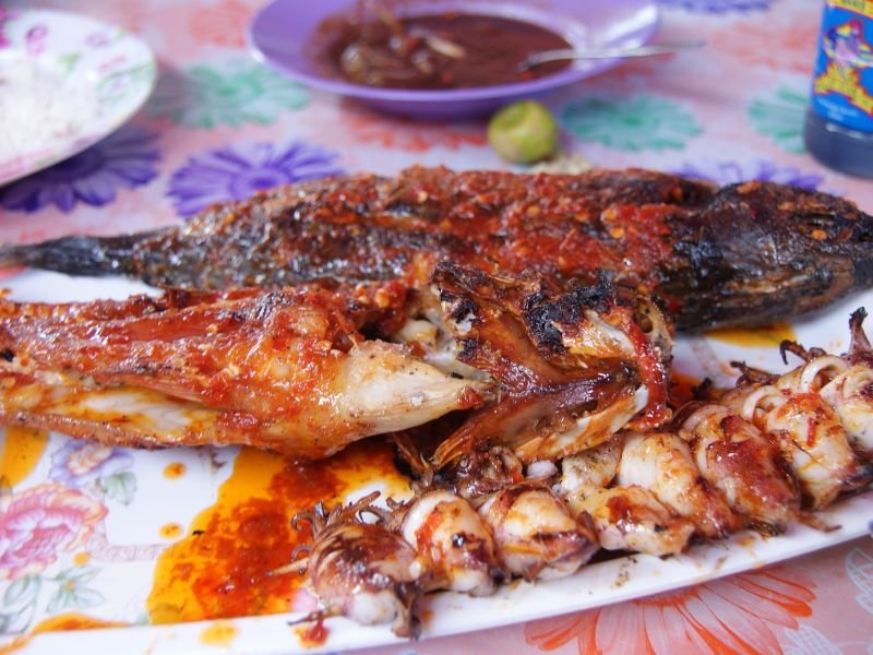 seafood in semporna