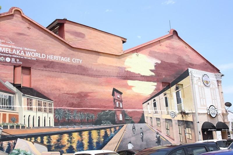 melaka city mural