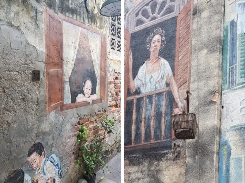 wall murals in petaling street kl