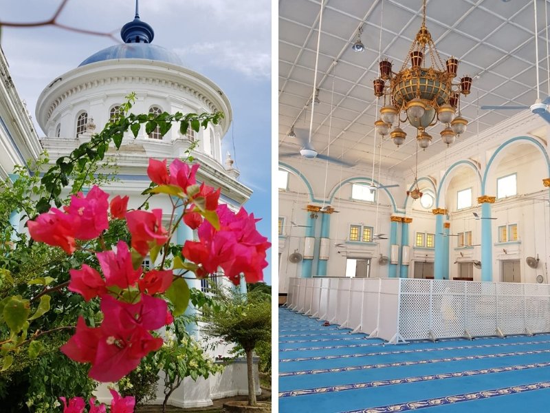 Interior of Sultan Ibrahim Mosque