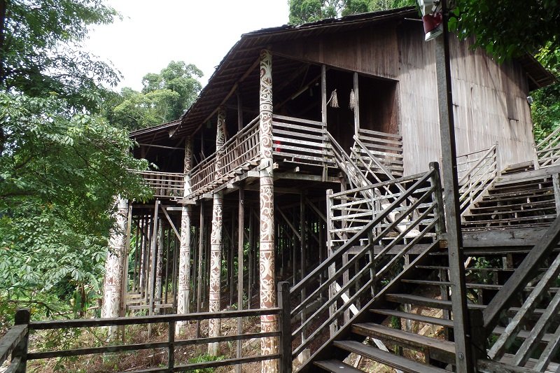 a longhouse in sarawak